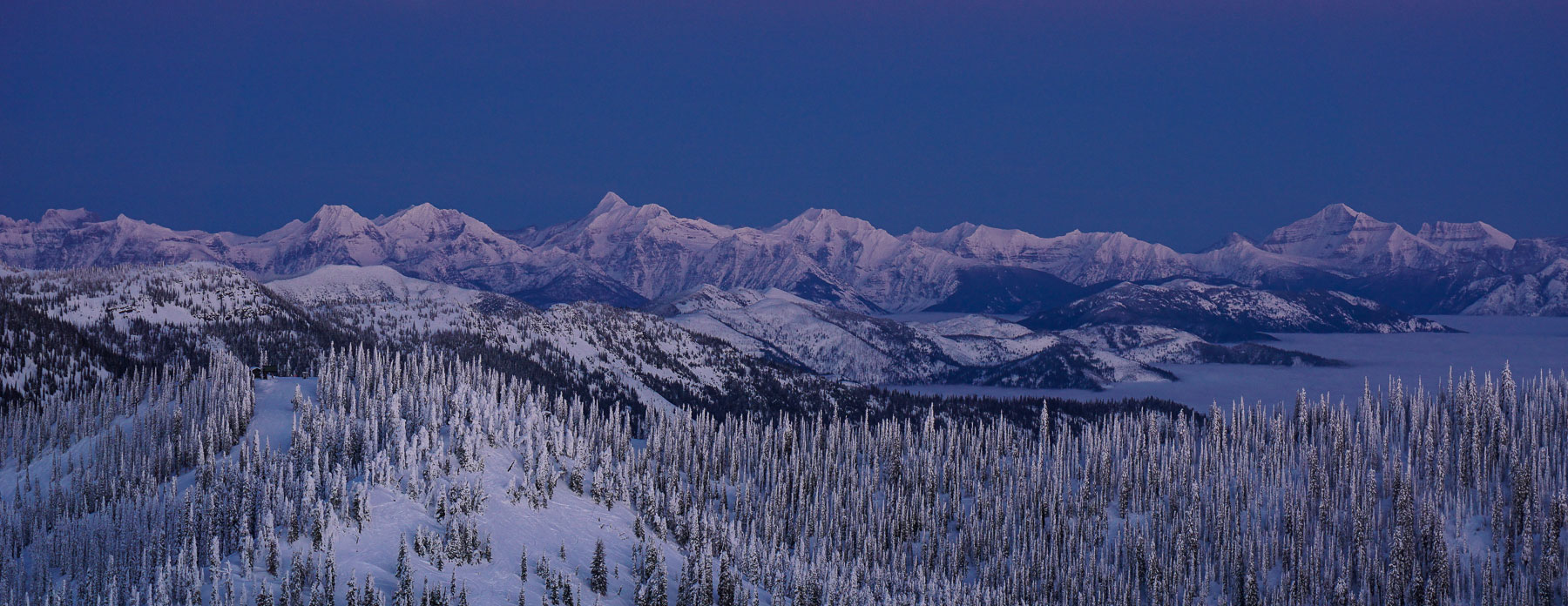 Background Image of Mountains at Sunset